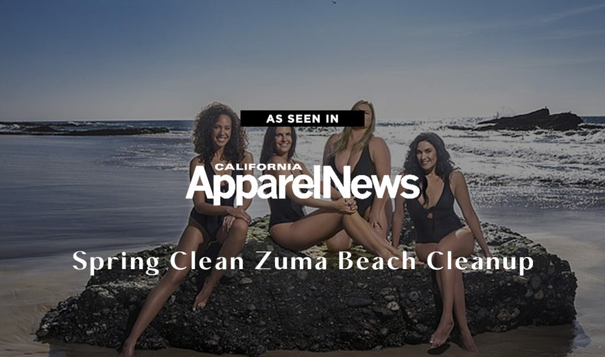 As Seen In ApparelNews | Swiminista Launches Spring Clean Zuma Beach Cleanup